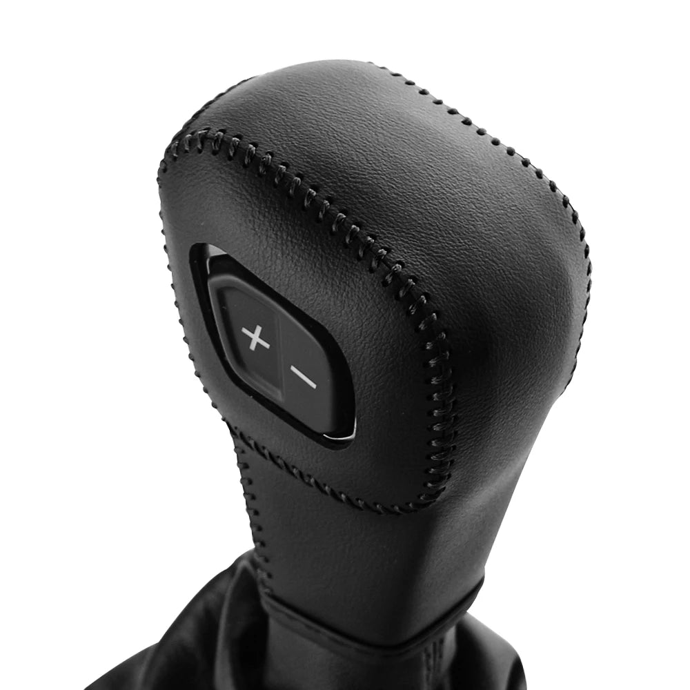 Premium Leather Gear Shift Knob Cover for Ford Everest & Ranger 2020-2022 LHD – Durable Car Accessories