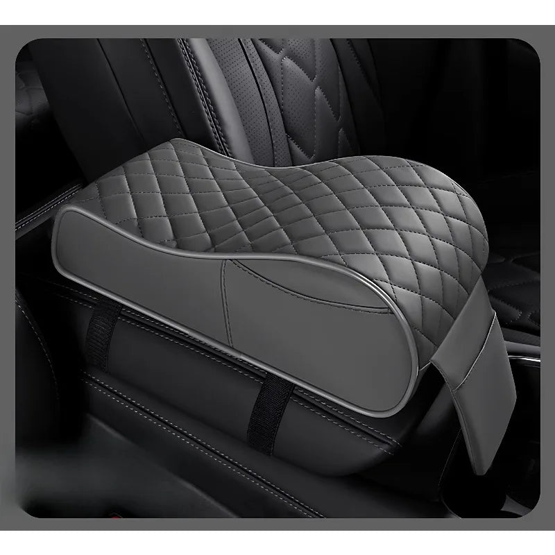 Universal Memory Foam Car Armrest Cushion – Elevated Center Console Pad with Ergonomic Support & Non-Slip Design