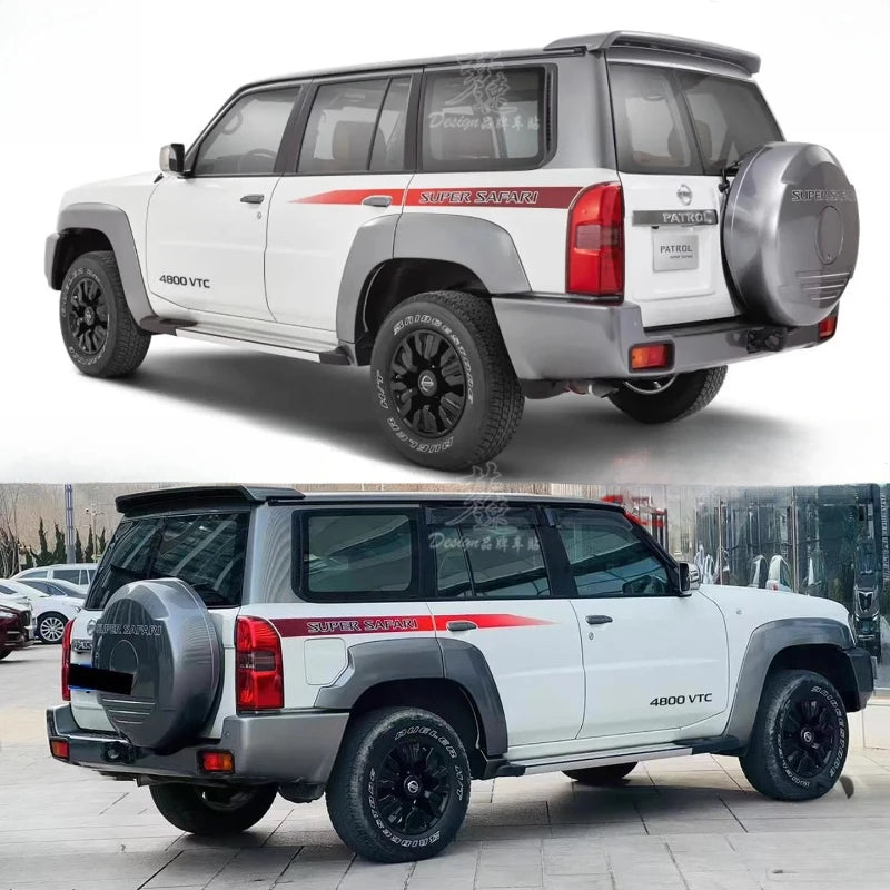 Premium Sport Style Vinyl Decal for Nissan Patrol Y61 Super Safari β Custom Body Graphics & Exterior Decoration Sticker Kit