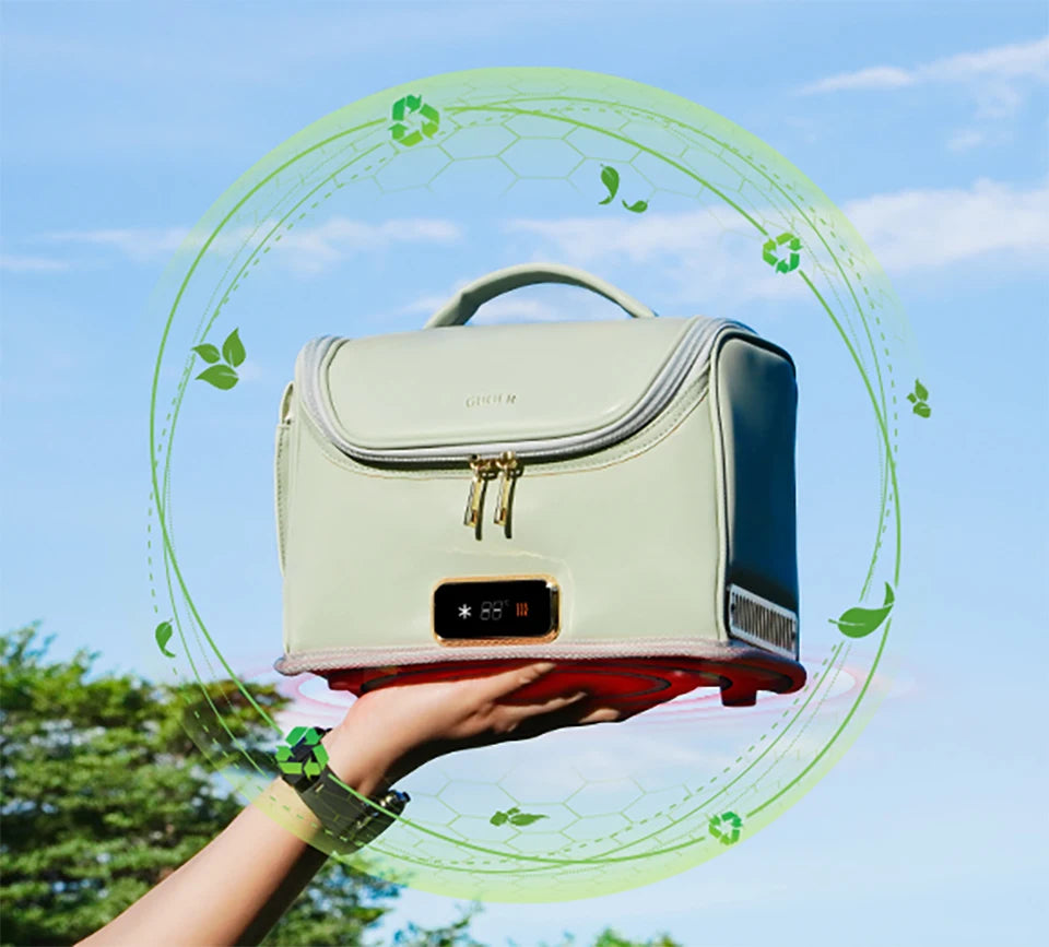 12V/220V Mini Car Refrigerator Portable Cooler Warmer Soft Bag for Travel Home Use