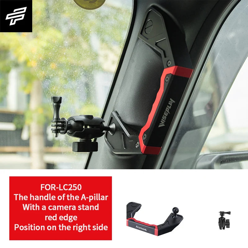 Toyota Land Cruiser Prado 250 LC250 2024+ A-Pillar Handle Phone Holder Camera Mount