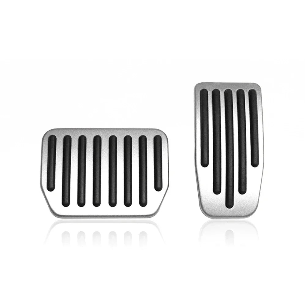 Performance Aluminum Pedal Covers for Tesla Model Y & Model 3 Highland – Non-Slip Brake, Accelerator & Footrest Set