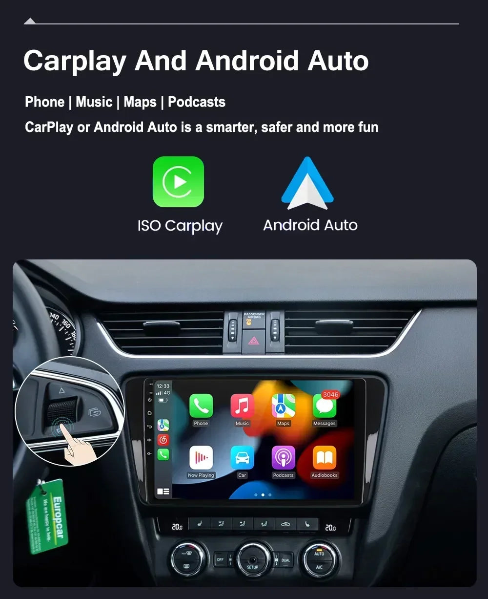 9" Android 13 Car Stereo for Toyota Land Cruiser LC70/LC79 (2007–2020) | Wireless CarPlay, Multimedia Player, DVD, Bluetooth, GPS NavigationCar & Automotive Accessories