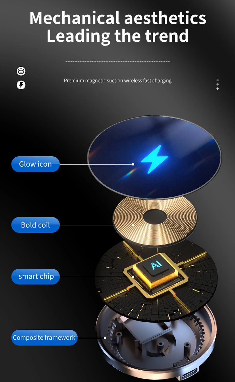 Ford Ranger T9 & Everest 2023-2024 MagSafe Wireless Charging Mount – Magnetic Car Phone Holder