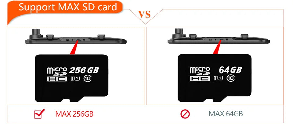 E-ACE 2K Car DVR Dash Cam Mirror WiFi GPS Night Vision 1080P Loop Recording Black Box