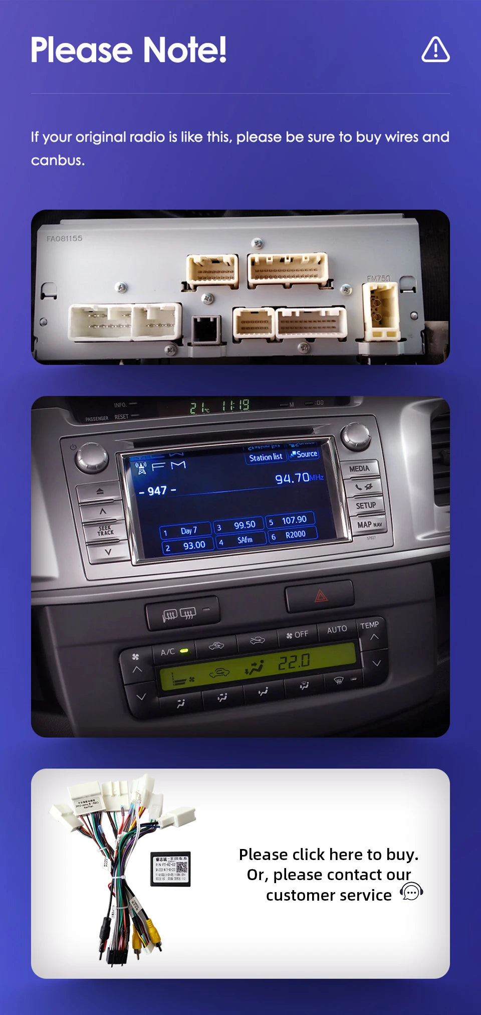 Android 13 2Din Car Stereo for Toyota Fortuner Hilux Revo Vigo 2007–2015 – GPS Navigation, CarPlay, Multimedia Video Player