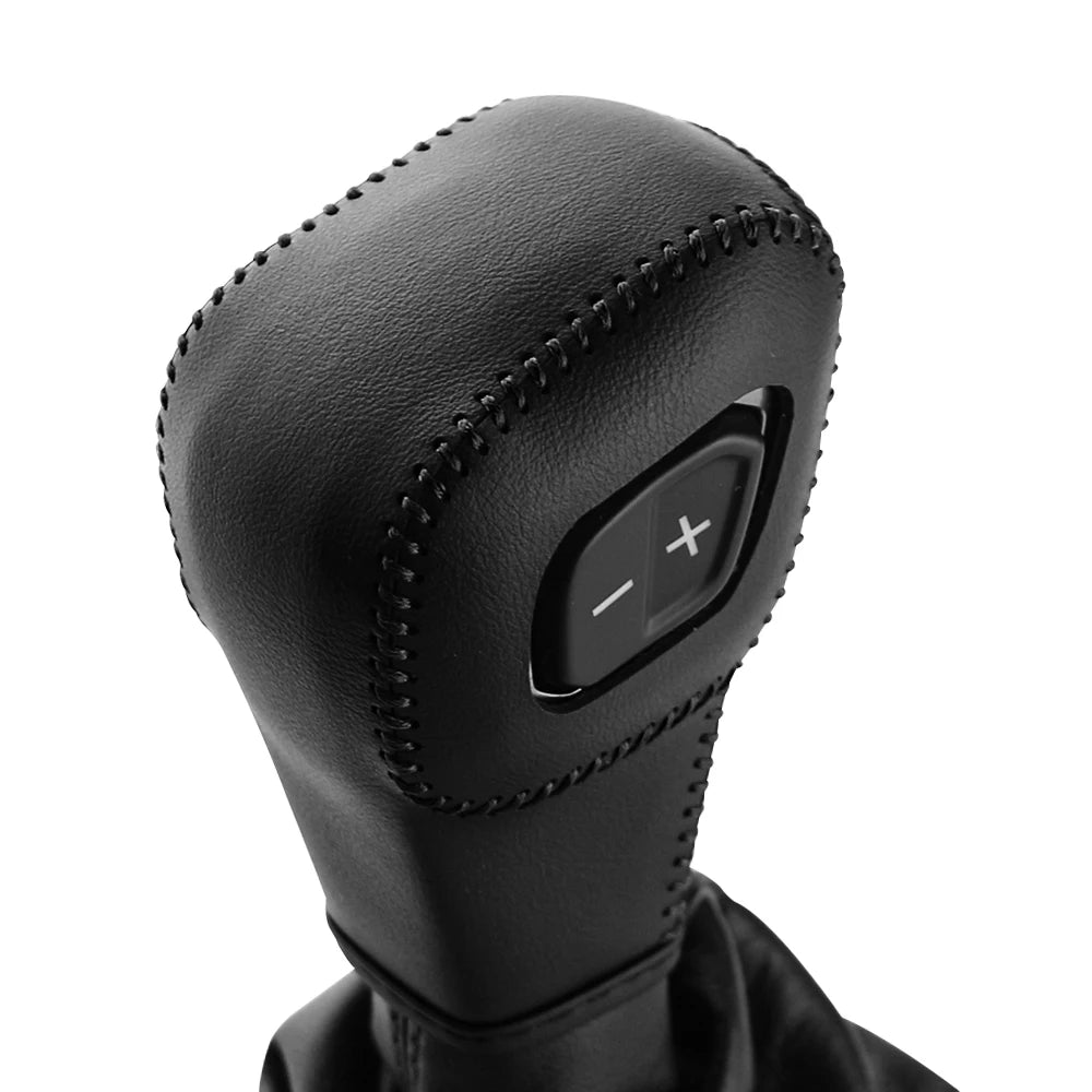 Premium Leather Gear Shift Knob Cover for Ford Everest & Ranger 2020-2022 LHD – Durable Car Accessories