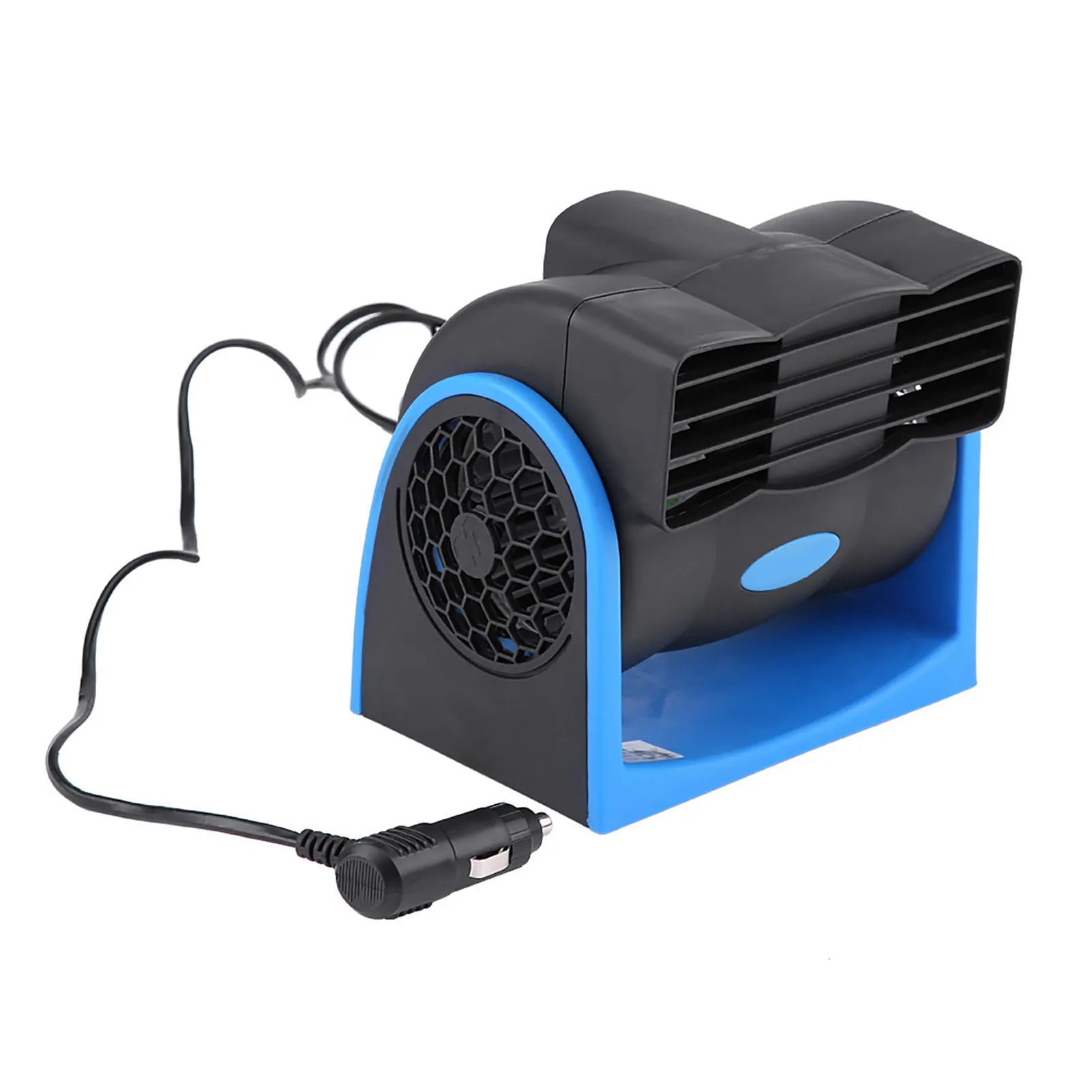 12V Electric Car Fan Mini Adjustable Silent Air Cooling Fan Vehicle Dashboard Air Cooler