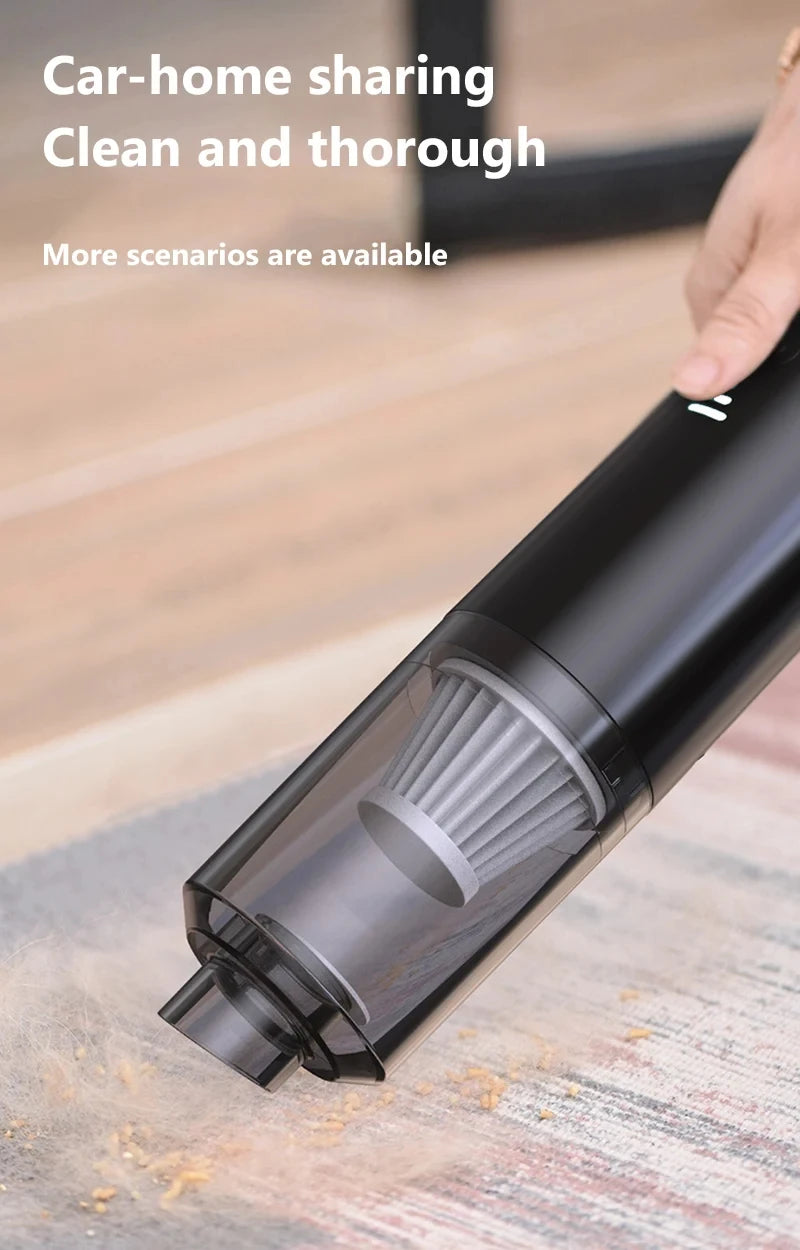 Xiaomi 4-in-1 Car Vacuum Cleaner Wireless Portable Handheld Mini Blower Home & Auto