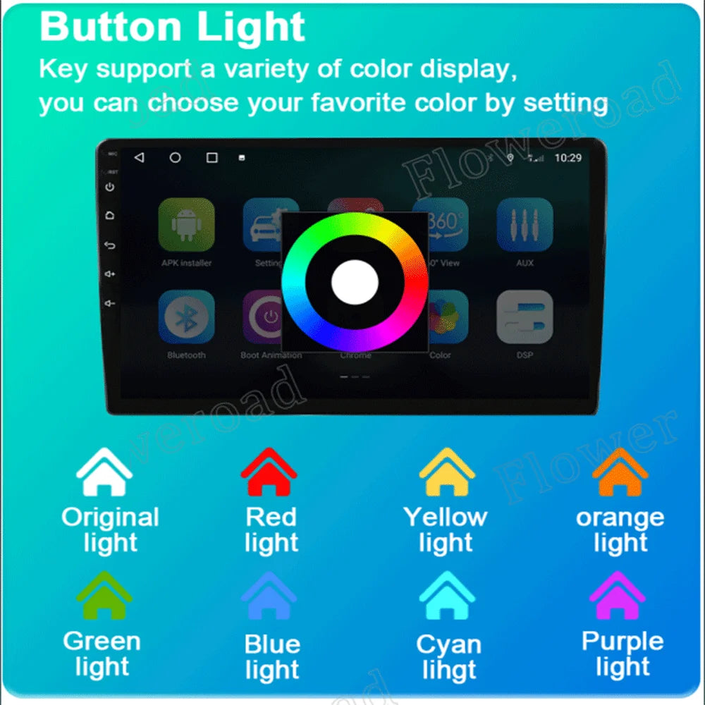 Android 15 Car Stereo GPS Multimedia Player for Toyota Hilux Revo/Vigo IMV (2016–2020) | Wireless CarPlay & Android AutoCar & Automotive Accessories