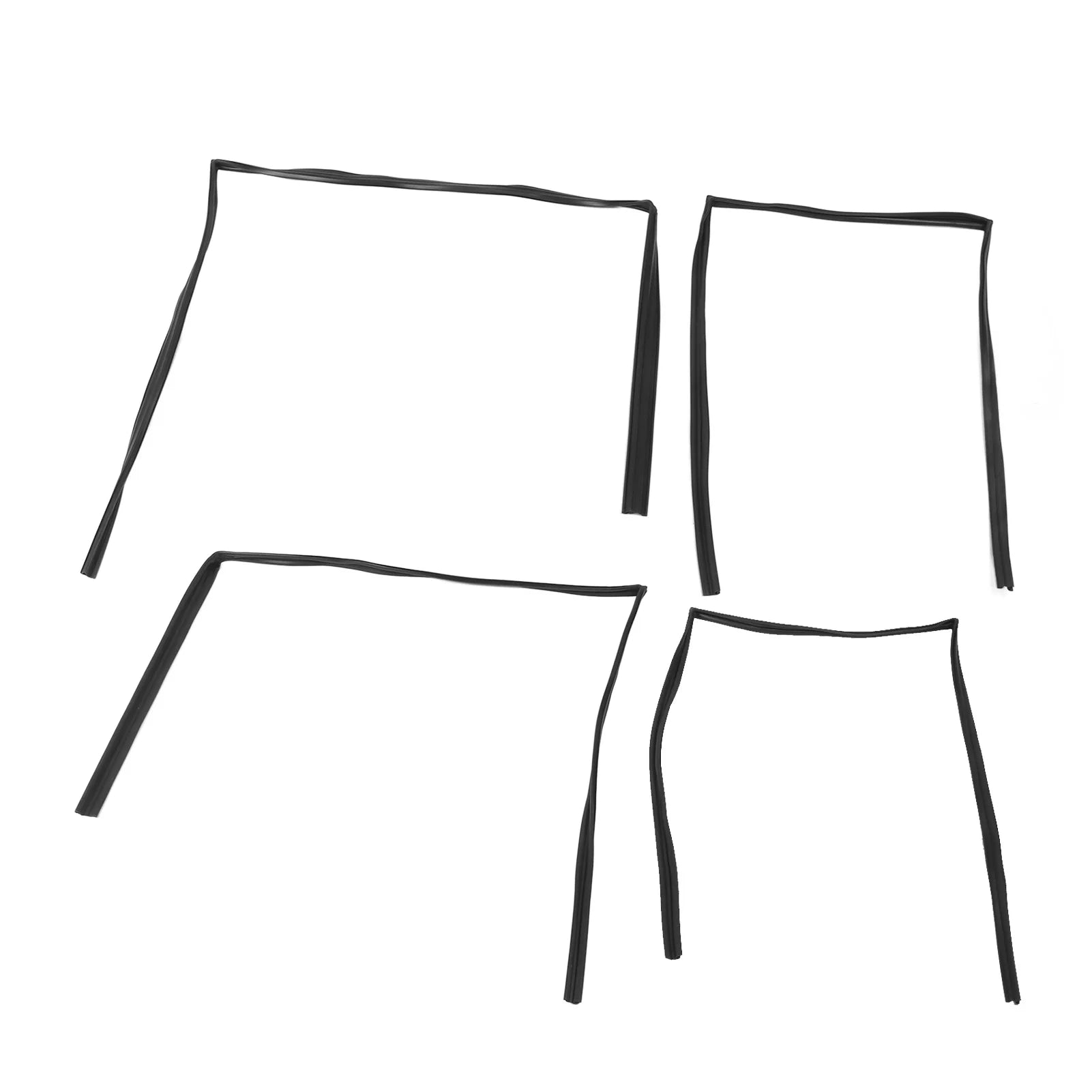 Door Belt Moulding Weatherstrip Rubber Seal | Fits Toyota Land Cruiser FJ80 FZJ80 | Leak-Proof, Flexible Replacement (68151-60010)