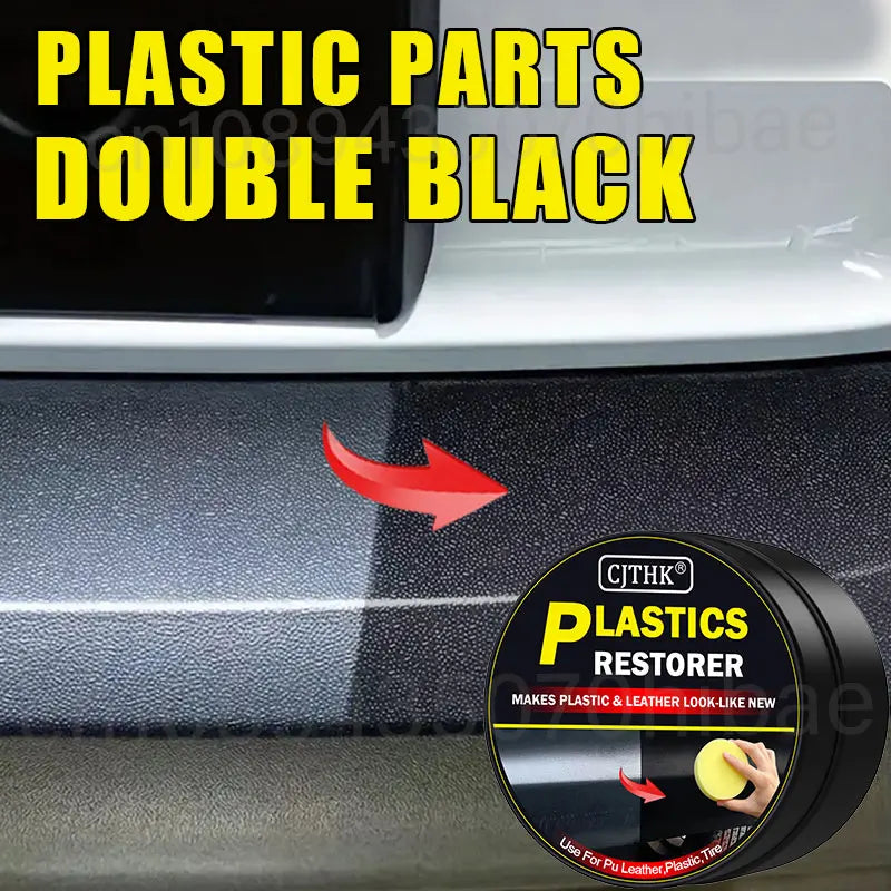 Ultimate Car Plastic & Trim Restorer – Back to Black High-Gloss Finish | Leather, Vinyl & Plastic Polish, Repair & Protection Coating