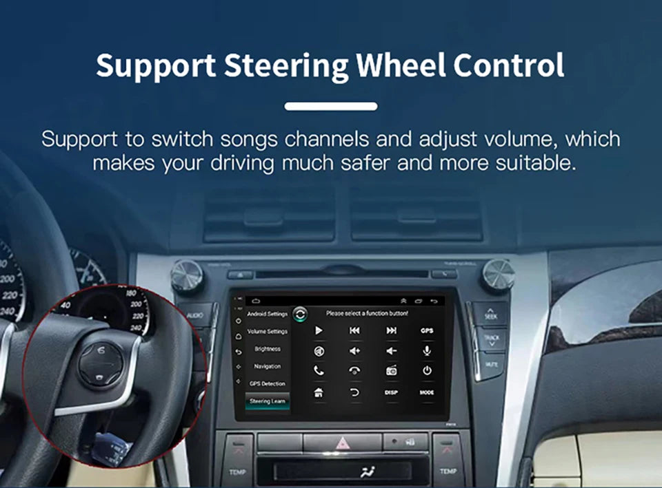 Android 13 2Din Car Stereo for Toyota Fortuner Hilux Revo Vigo 2007–2015 – GPS Navigation, CarPlay, Multimedia Video Player