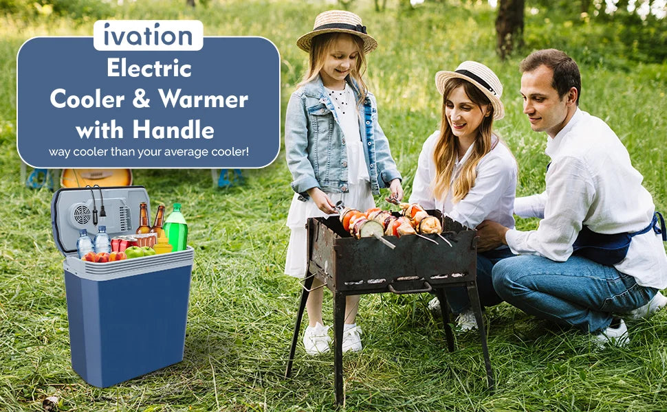 25L Car Refrigerator Cooler Warmer 12V 220V Mini Fridge for Truck RV Camping Travel