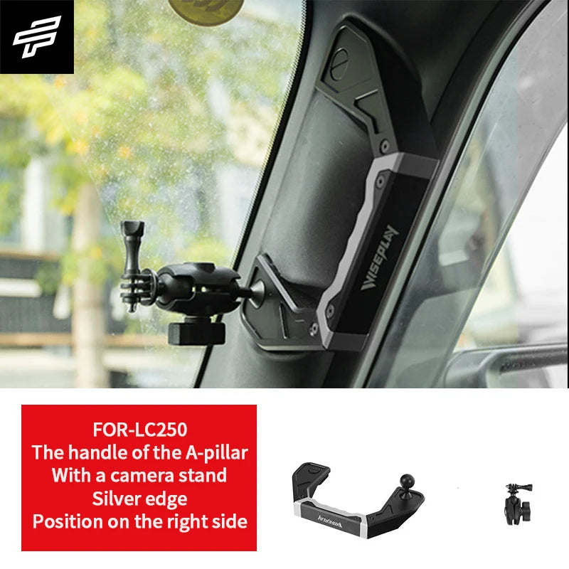 Toyota Land Cruiser Prado 250 LC250 2024+ A-Pillar Handle Phone Holder Camera Mount
