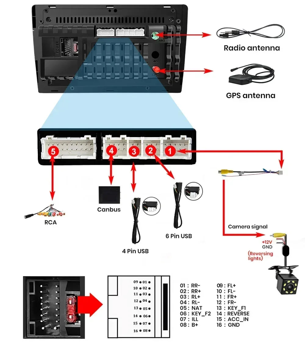 Android 16" Car Radio Multimedia GPS Navigation Player for Suzuki Vitara 2015–2020 | WiFi, Bluetooth, CarPlay, Touchscreen Autoradio
