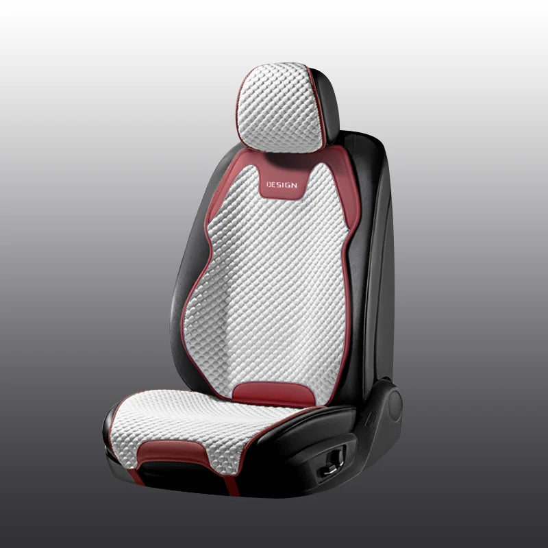 Ice Silk Car Seat Cushion – Breathable, Universal Fit, All-Season Comfort & Durability for Front Seats