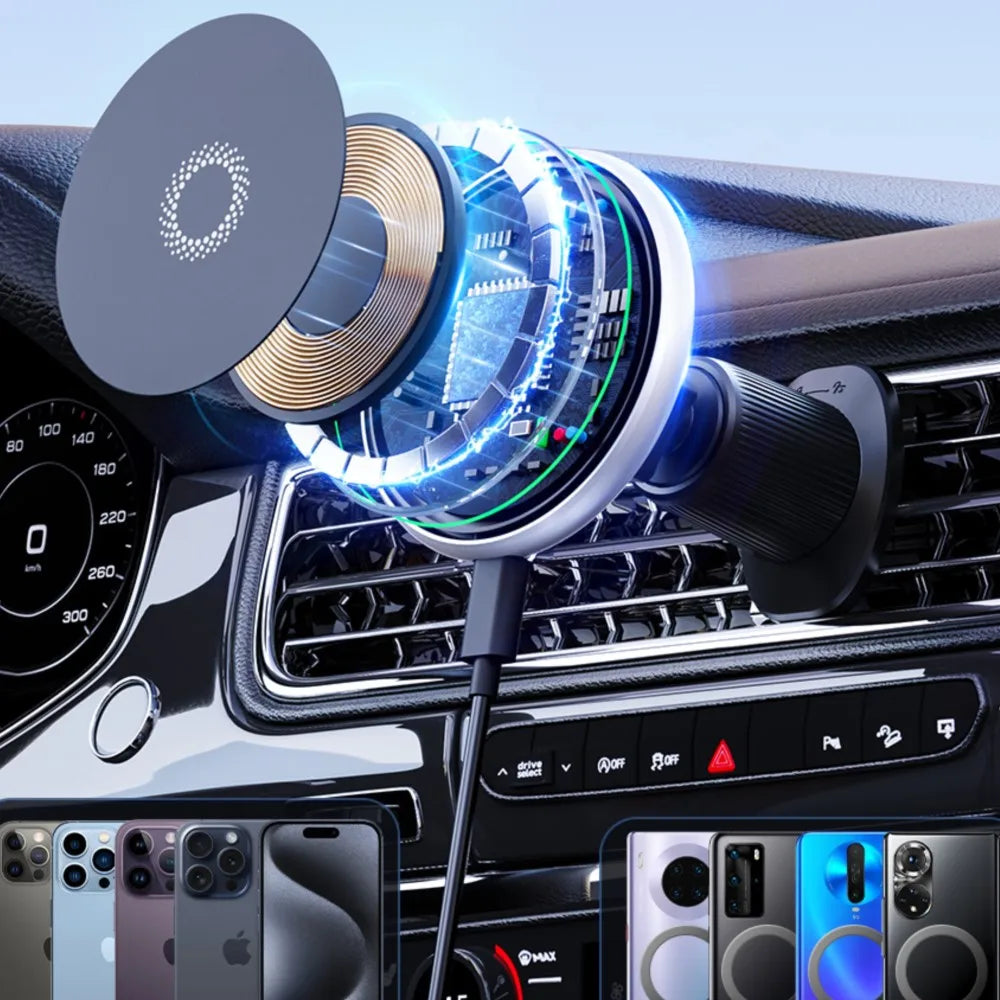 Ford Ranger T9 & Everest 2023-2024 MagSafe Wireless Charging Mount – Magnetic Car Phone Holder