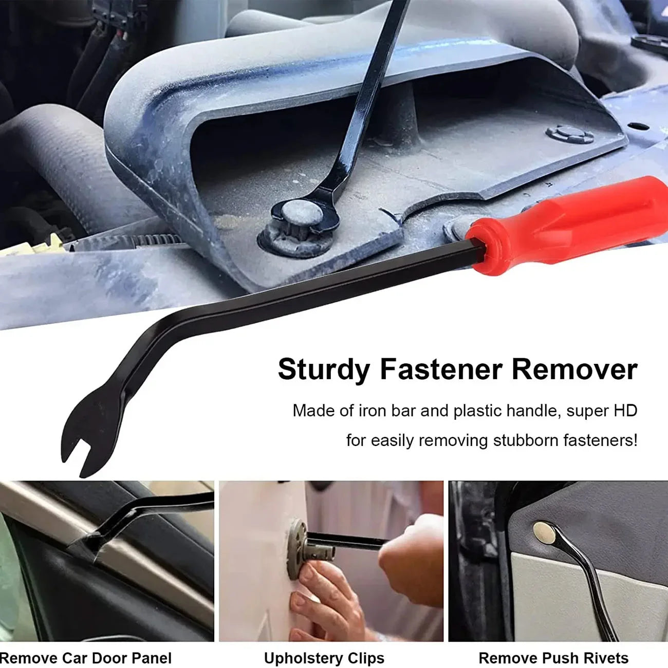Car Trim Removal Tool Kit – Auto Panel & Fastener Clip Pliers Set for Door, Dash, Upholstery & Push Pins | Automotive Pry & Repair Tool