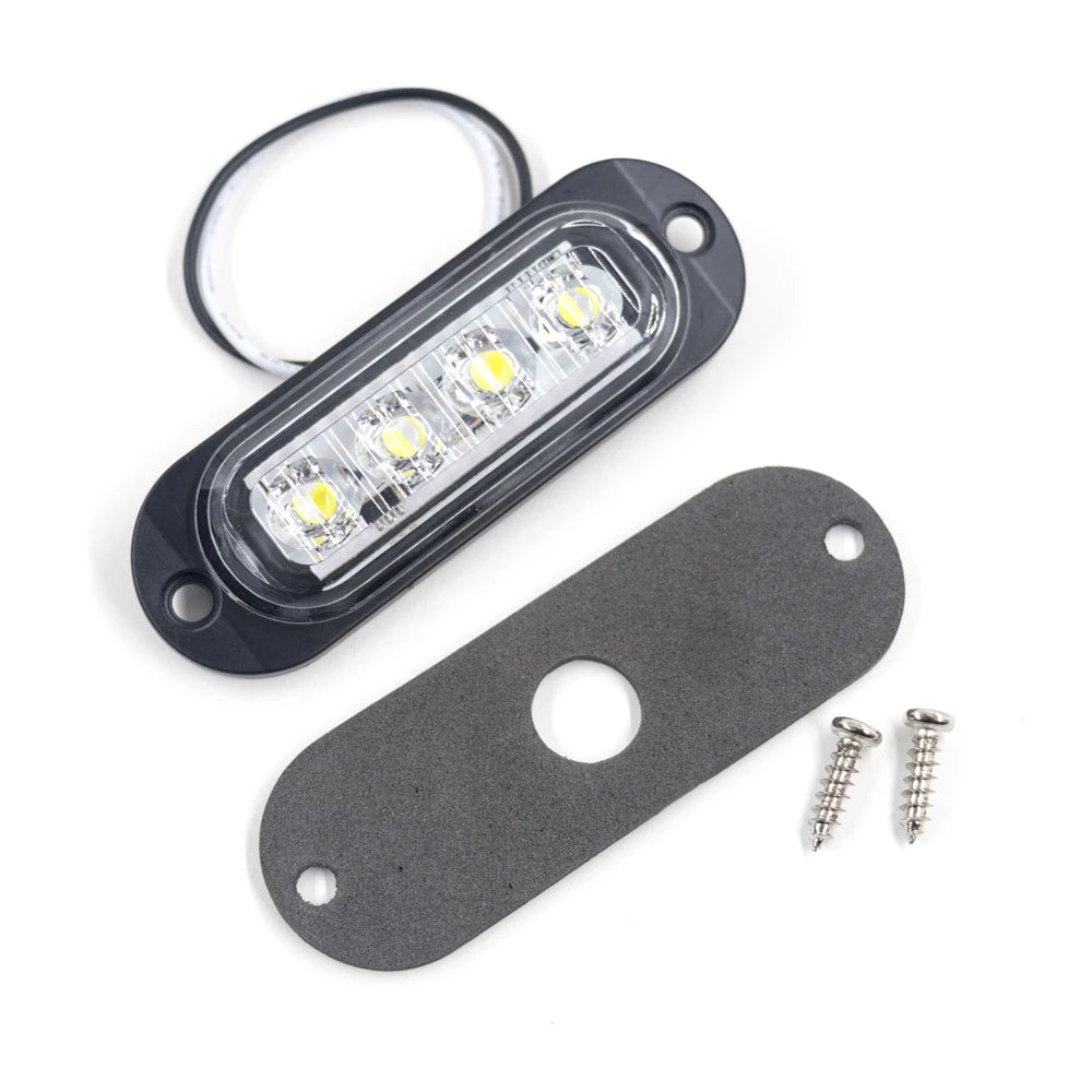 12V 24V LED Side Marker Lights Truck Trailer Van Pickup Boat Clearance Lamp Waterproof