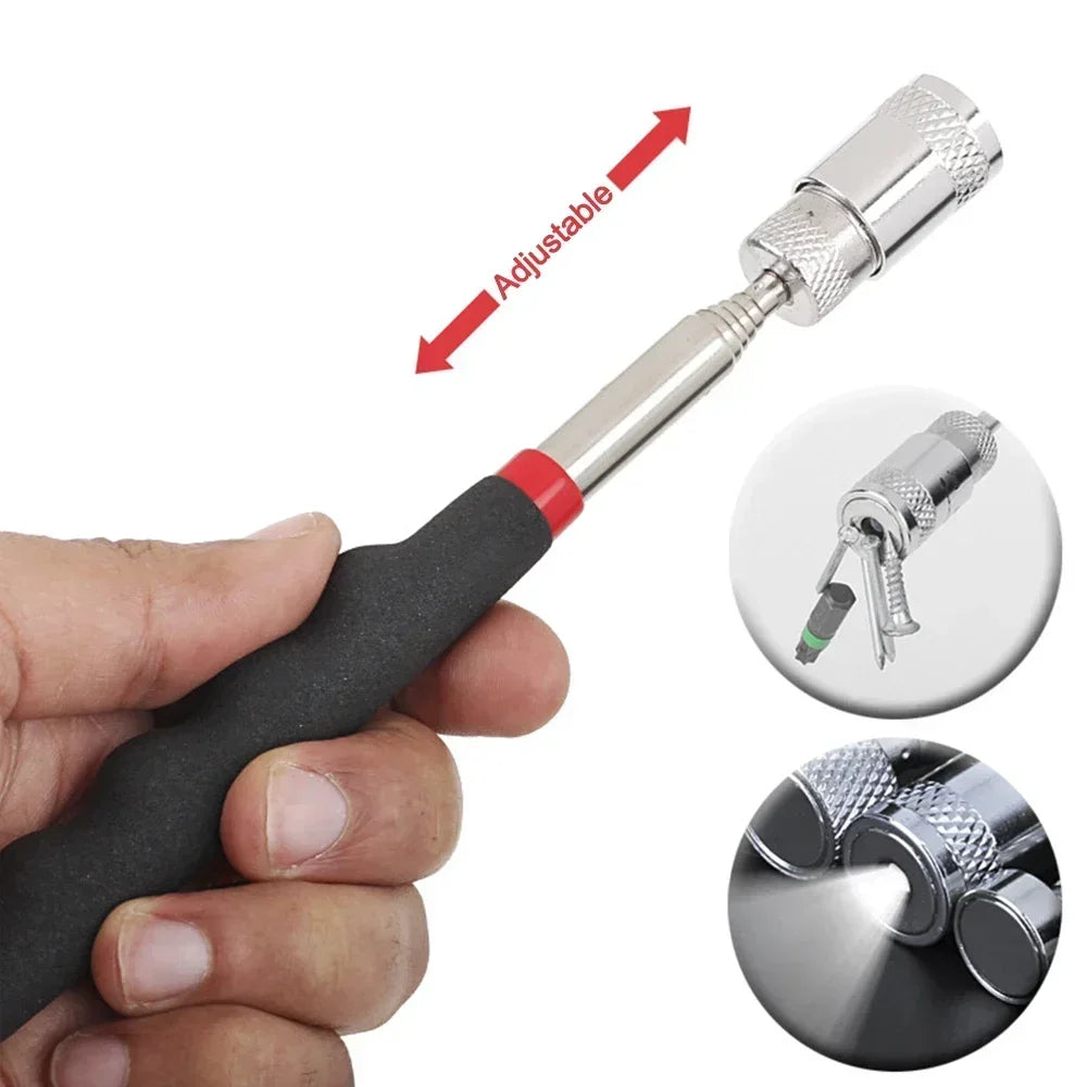 Telescopic Magnetic Pickup Tool – Adjustable Magnet Pen for Nuts, Bolts & Screws