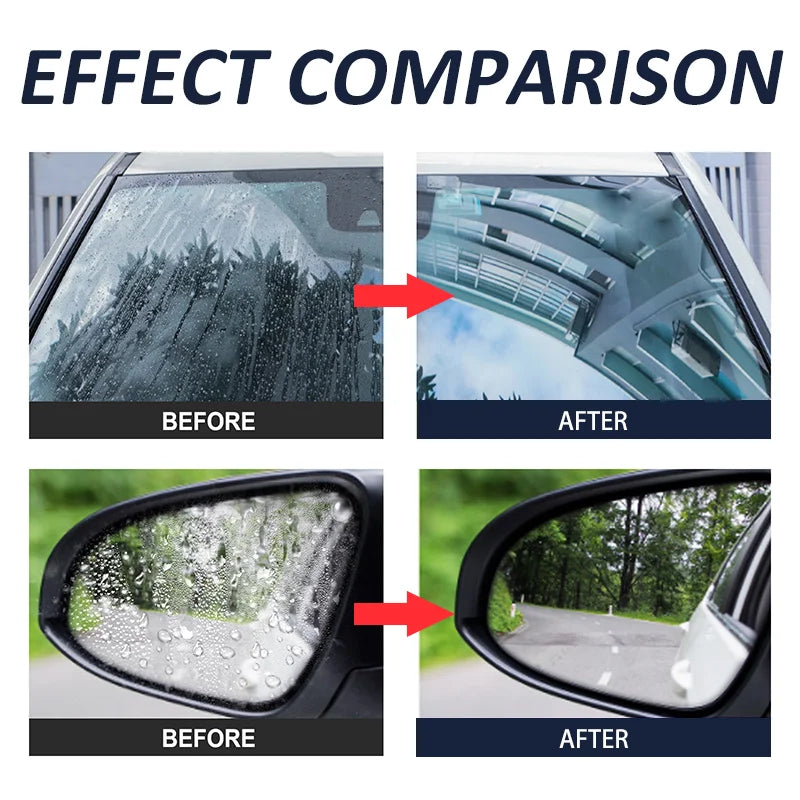 Car Glass Anti-Rain Spray Auto Water Repellent Coating Agent Waterproof Windshield Anti-Fog Cleaner