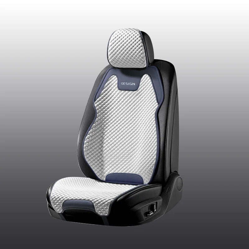 Ice Silk Car Seat Cushion – Breathable, Universal Fit, All-Season Comfort & Durability for Front Seats