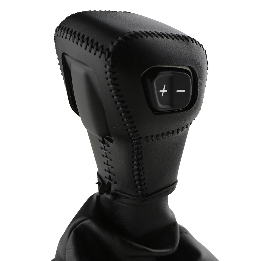 Premium Leather Gear Shift Knob Cover for Ford Everest & Ranger 2020-2022 LHD – Durable Car Accessories