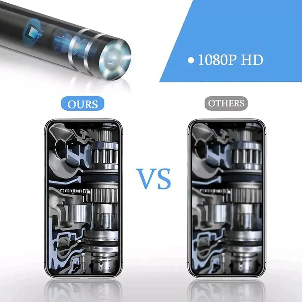 2-in-1 Endoscope Camera Micro USB Type C 7mm Lens Waterproof Inspection Borescope for Android PC Car Sewer