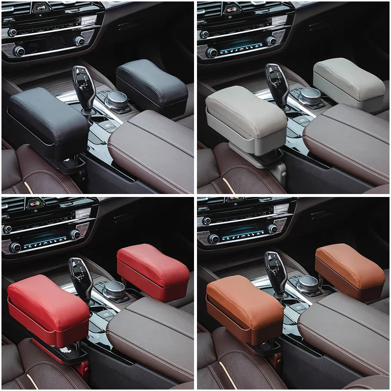 Premium Car Central Handrail Armrest Pad – Soft Lift Armrest Cushion for Comfort