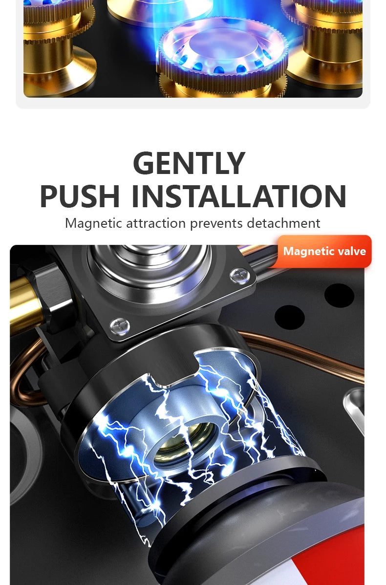 BISINNA 5800W High-Power Portable Camping Gas Stove – Outdoor Cassette Burner for Hiking, Trekking & Picnic