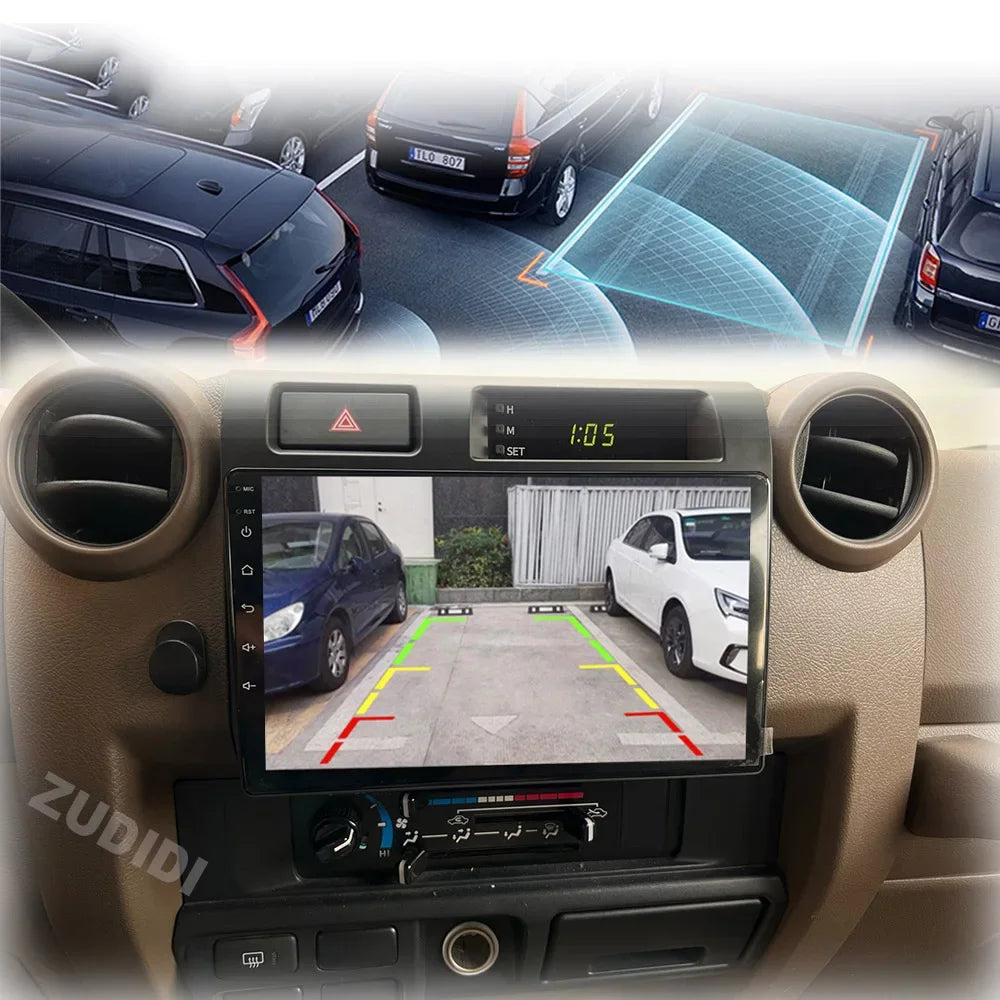 9" Android 13 Car Stereo for Toyota Land Cruiser LC70/LC79 (2007–2020) | Wireless CarPlay, Multimedia Player, DVD, Bluetooth, GPS NavigationCar & Automotive Accessories