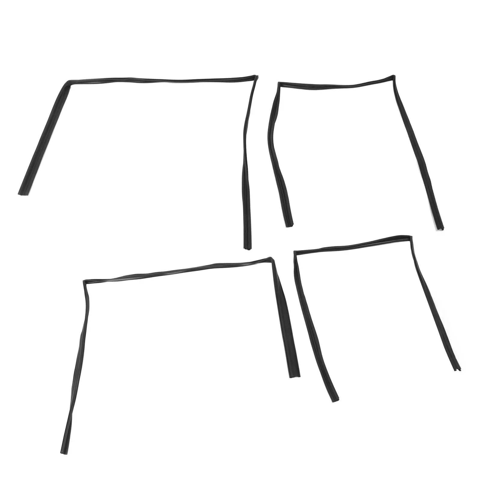 Door Belt Moulding Weatherstrip Rubber Seal | Fits Toyota Land Cruiser FJ80 FZJ80 | Leak-Proof, Flexible Replacement (68151-60010)