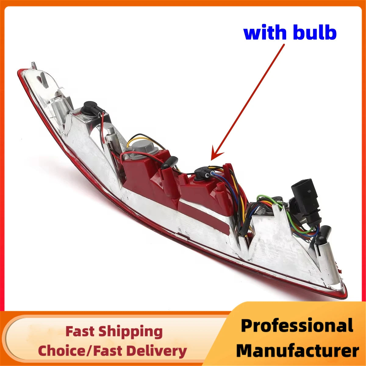 Car Rear Bumper Tail Brake Light For Audi Q5 2.0T 2009-2017 Signal Lamp Replacement