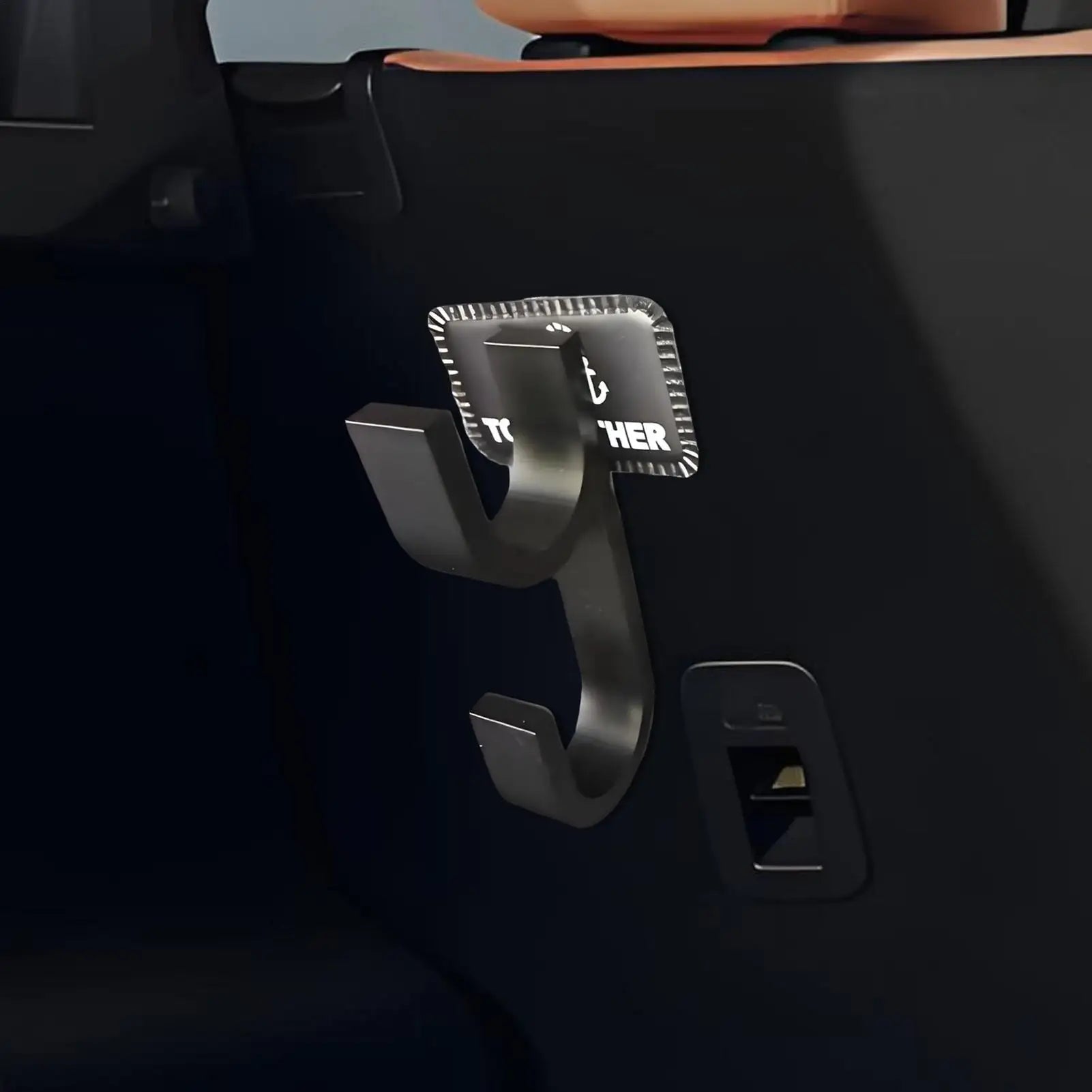 2pcs Car Umbrella Holders with Trunk Storage Organizer Hooks – Auto Interior Mounting Brackets