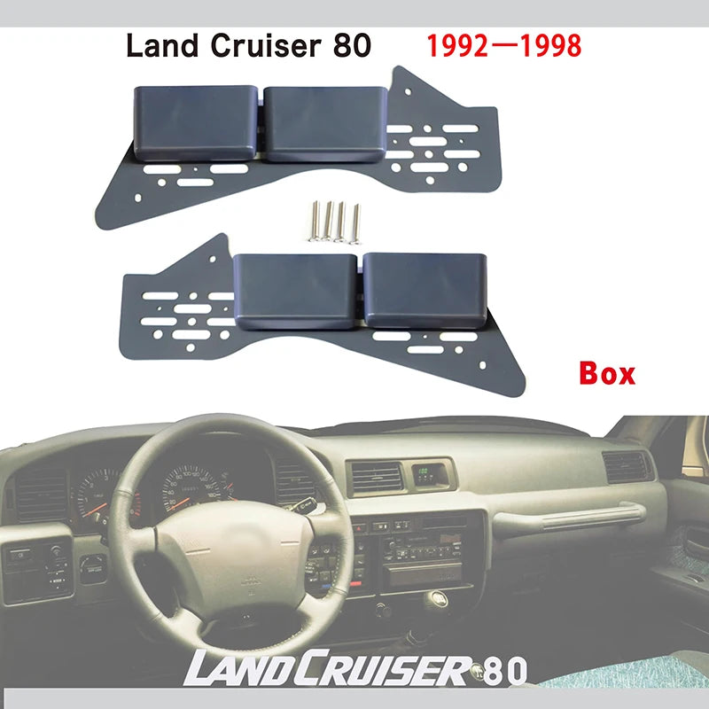 Center Console Organizer Tray for Toyota Land Cruiser LC80 – Interior Storage Box Insert, Central Console Modification Accessory