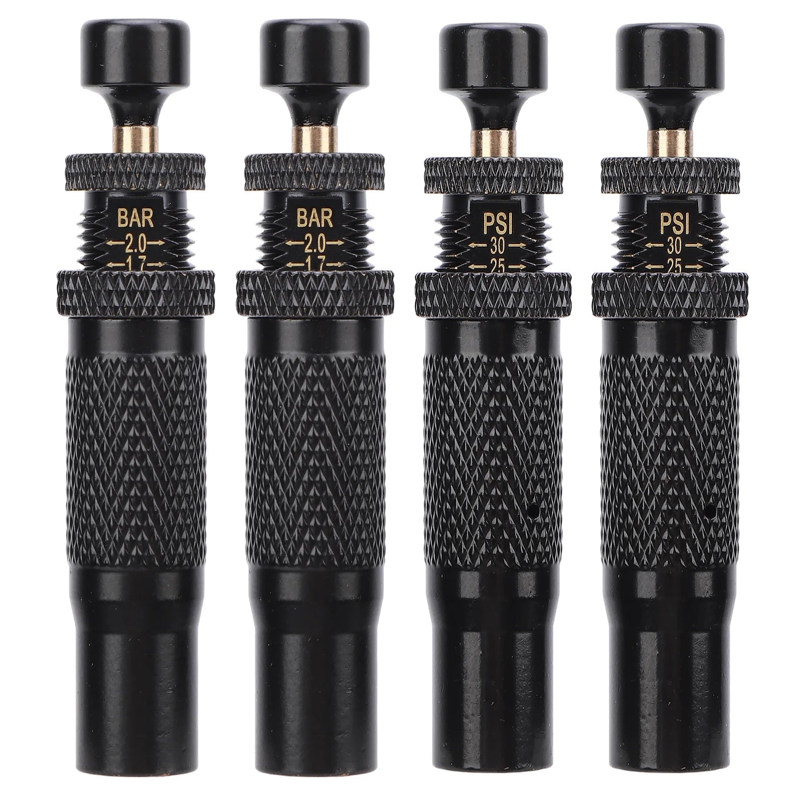 4X Tire Deflator Valve Kit 10-30 PSI Adjustable Auto Stop Air Down Tool 4WD Offroad