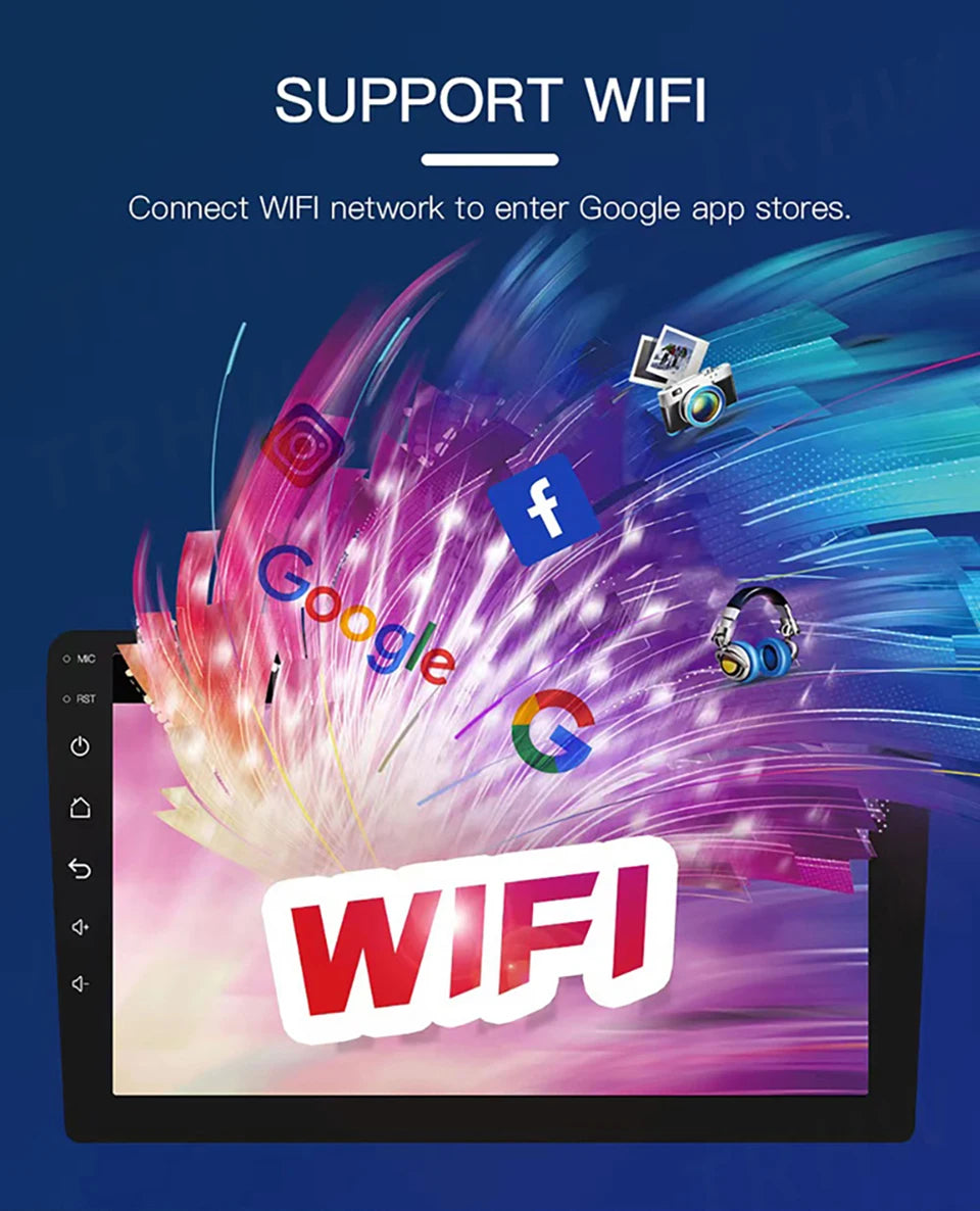 Android 13 2Din Car Stereo for Toyota Fortuner Hilux Revo Vigo 2007–2015 – GPS Navigation, CarPlay, Multimedia Video Player