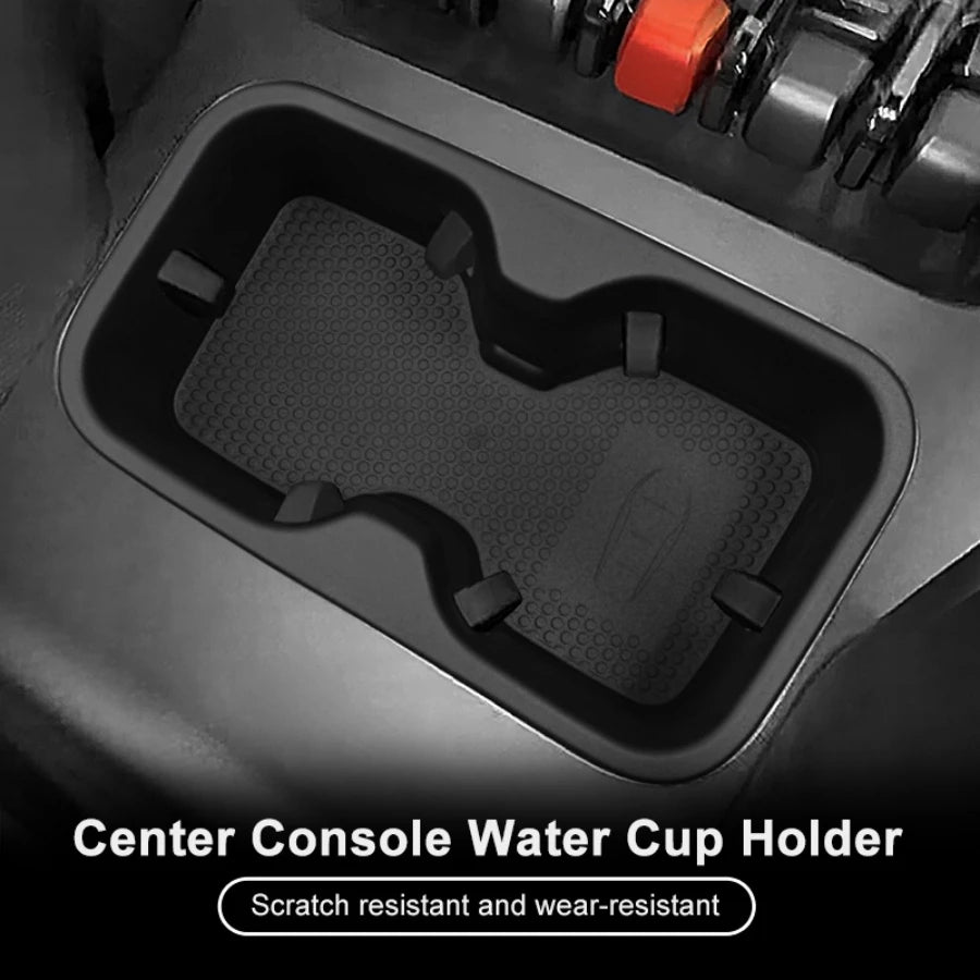 Center Console Storage Tray Armrest Organizer Box For BYD Shark 6 TPE Cup Holder