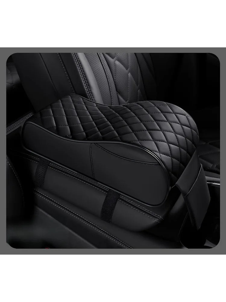 Universal Memory Foam Car Armrest Cushion – Elevated Center Console Pad with Ergonomic Support & Non-Slip Design