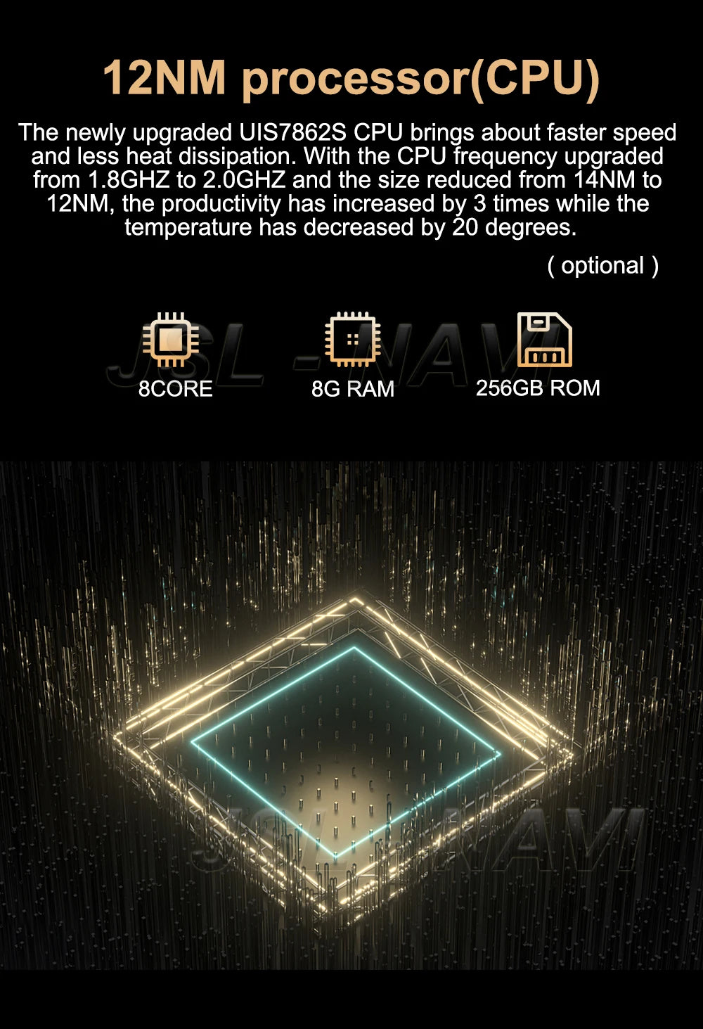 Android 15 Car Stereo GPS Multimedia Player for Toyota Hilux Revo/Vigo IMV (2016–2020) | Wireless CarPlay & Android AutoCar & Automotive Accessories