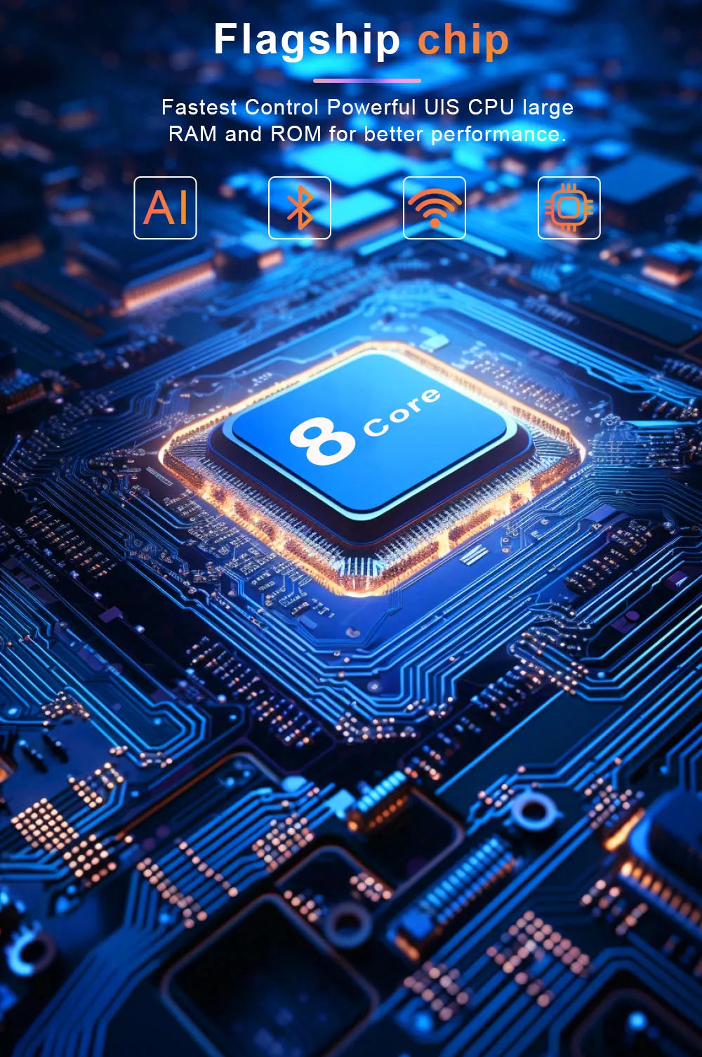 9.7" QLED Touchscreen Android 14 Car Stereo for Ford Ranger 2012-2015 | CarPlay, GPS Navigation, WiFi, Auto Radio Video Player