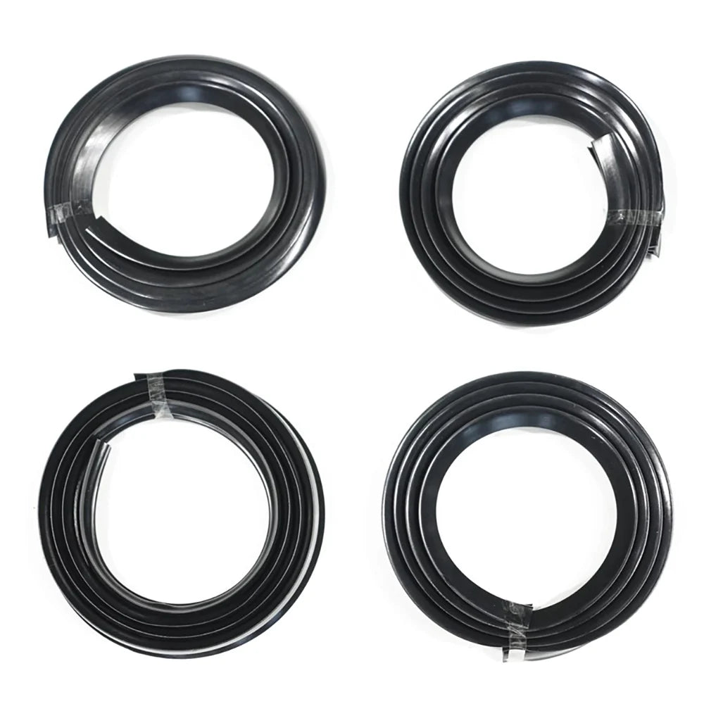 4PC Fender Flare Seal Rubber Strips for Nissan Patrol Y60 | Durable Fender Accessories