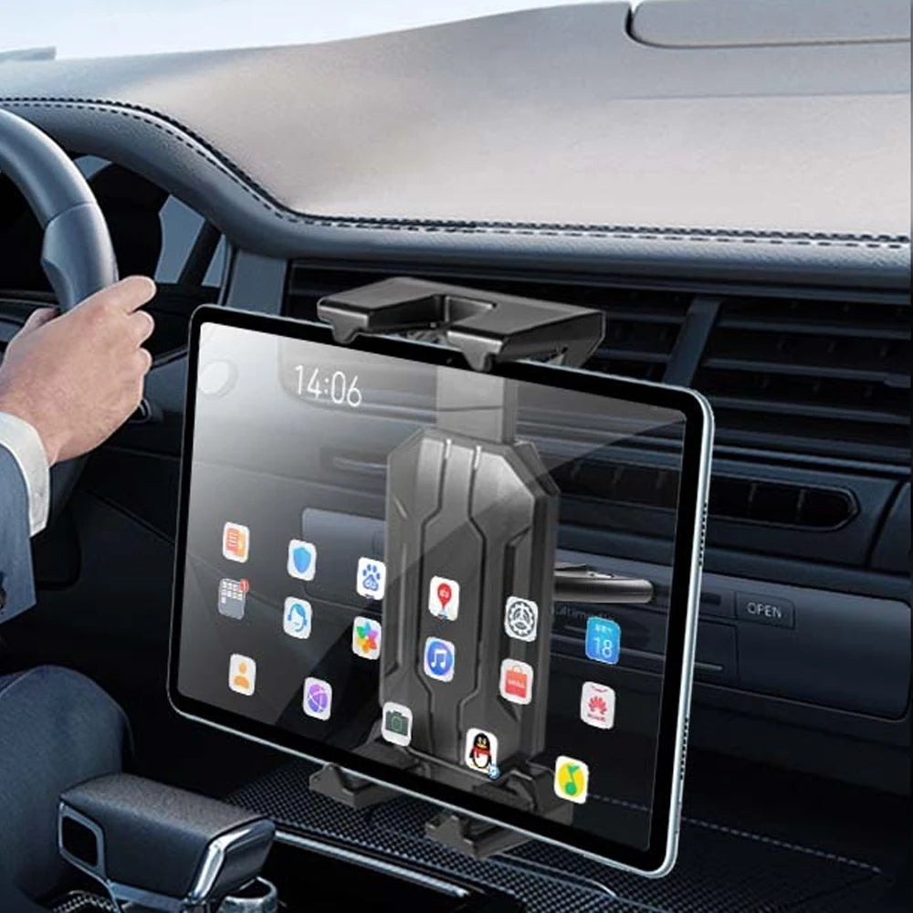 Universal Car Tablet Phone Holder CD Slot Mount Bracket for iPad iPhone Samsung 4-14"Car & Automotive Accessories