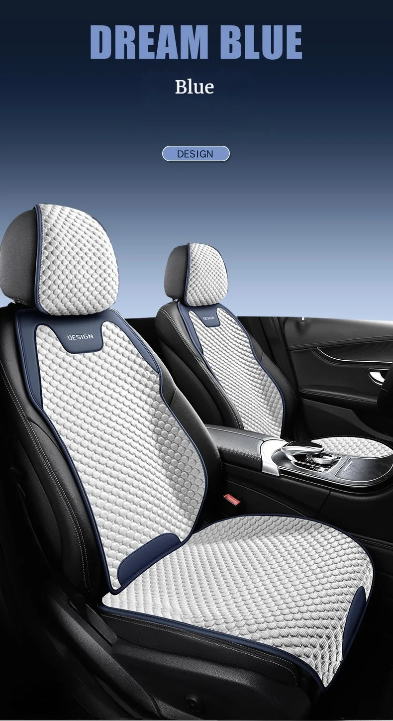 Ice Silk Car Seat Cushion – Breathable, Universal Fit, All-Season Comfort & Durability for Front Seats
