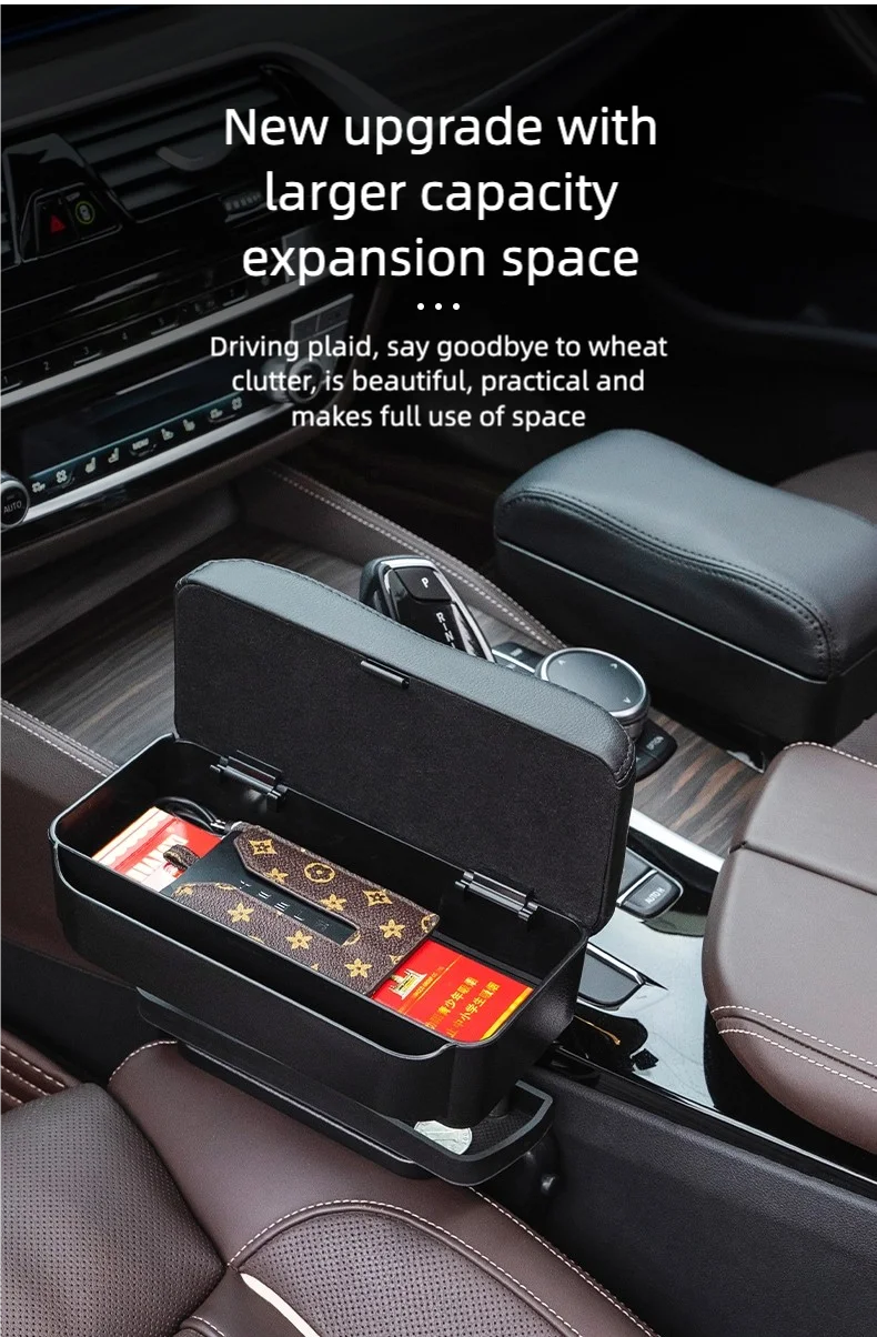 Premium Car Central Handrail Armrest Pad – Soft Lift Armrest Cushion for Comfort