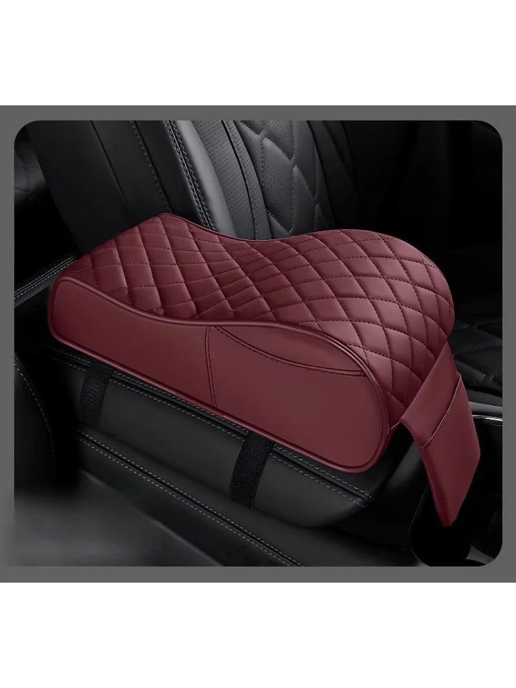 Universal Memory Foam Car Armrest Cushion – Elevated Center Console Pad with Ergonomic Support & Non-Slip Design