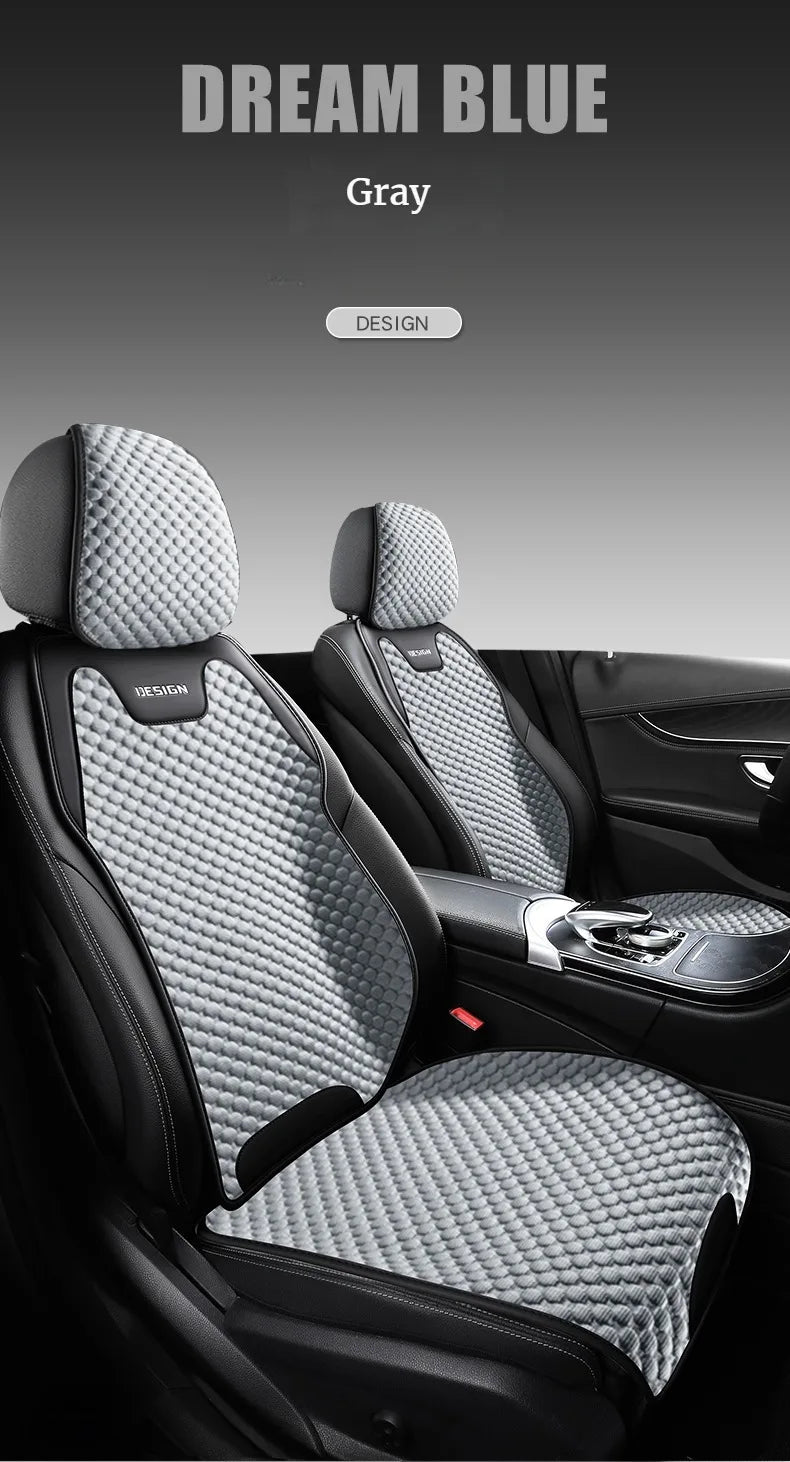 Ice Silk Car Seat Cushion – Breathable, Universal Fit, All-Season Comfort & Durability for Front Seats