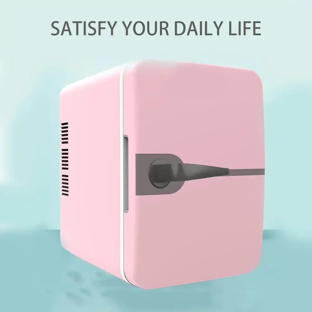 TAVALER 6L Mini Car Refrigerator USB Cooler & Warmer Portable Skin Care Fridge Home Use