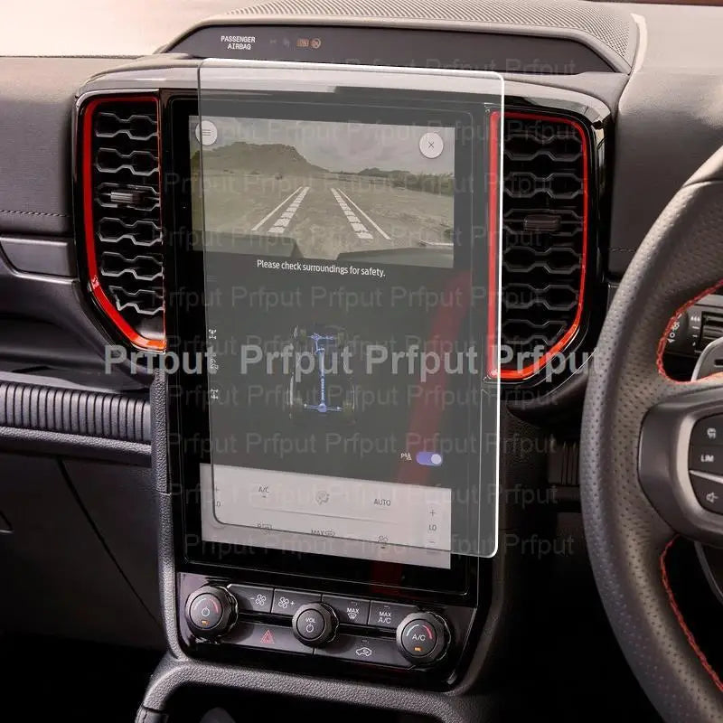 Premium Tempered Glass Screen Protector for Ford Ranger Wildtrak & Raptor 2022-2023 Infotainment GPS Navigation